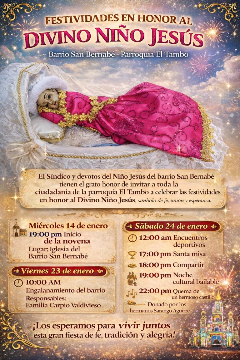 Fiesta en honor al Divino Niño Jesús